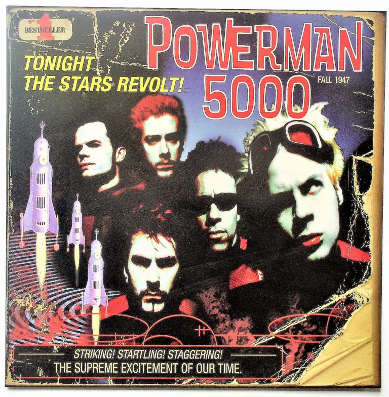 Powerman 5000 Tonight The Stars Revolt Flat 1999 – Thingery Previews ...