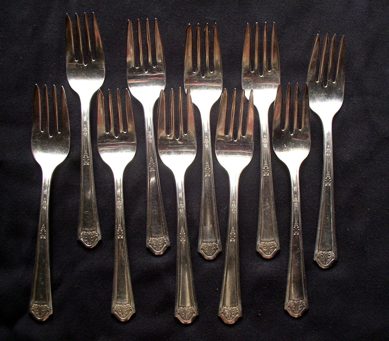 florentine-silver-plate-pattern-flr2-set-of-10-salad-forks-art-deco
