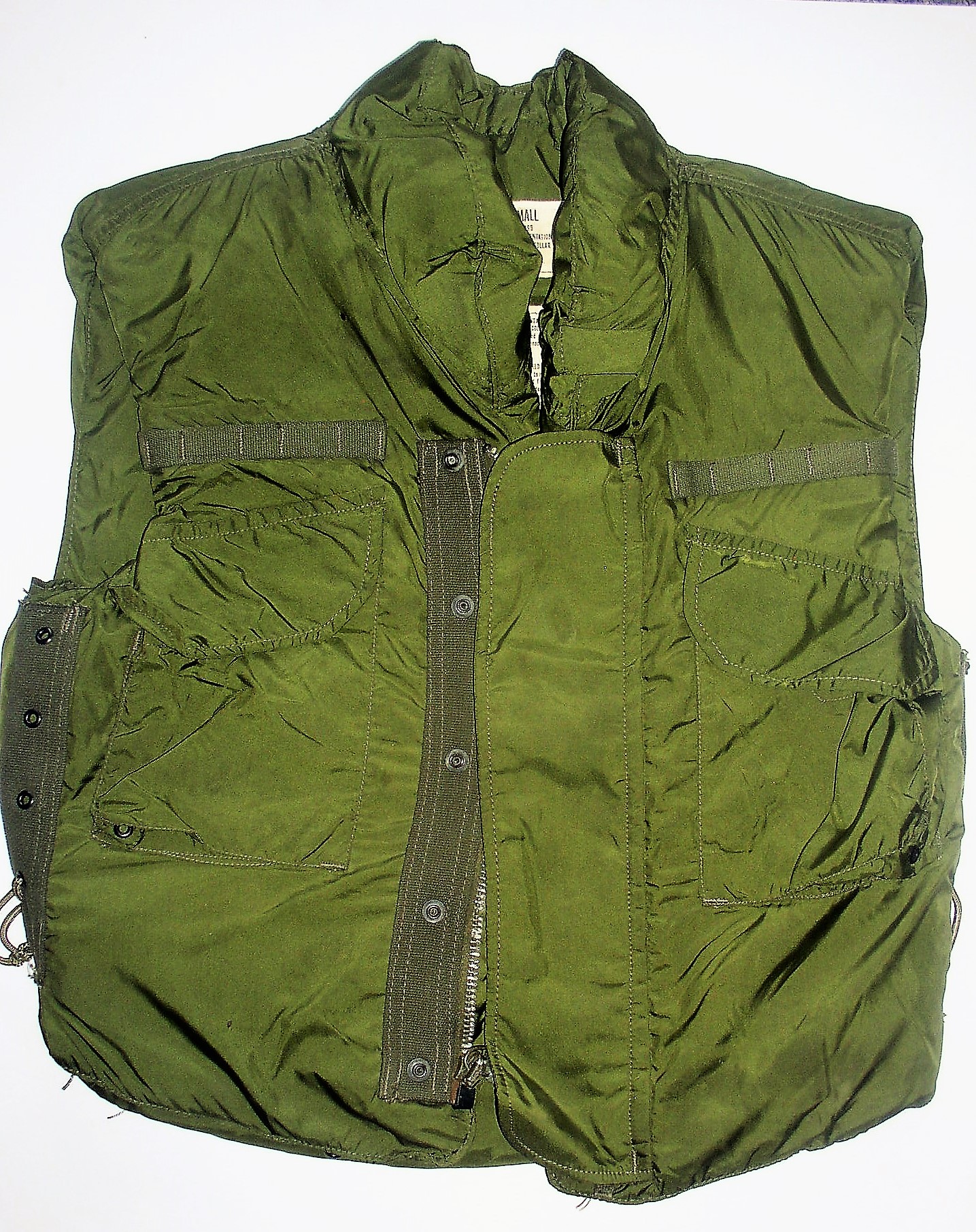 Vintage Vietnam Era Body Armor Fragmentation Vest, 3/4 Collar, Size ...
