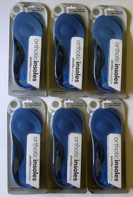 6 pairs insoles