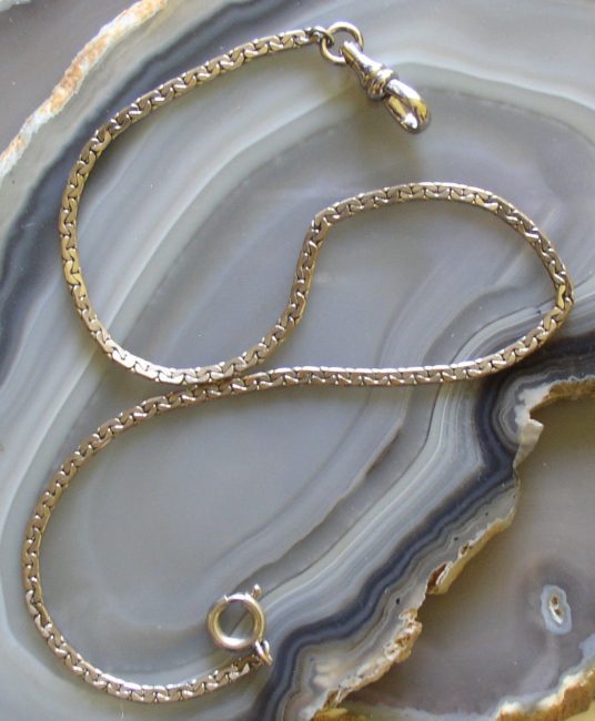 white gold filled chain