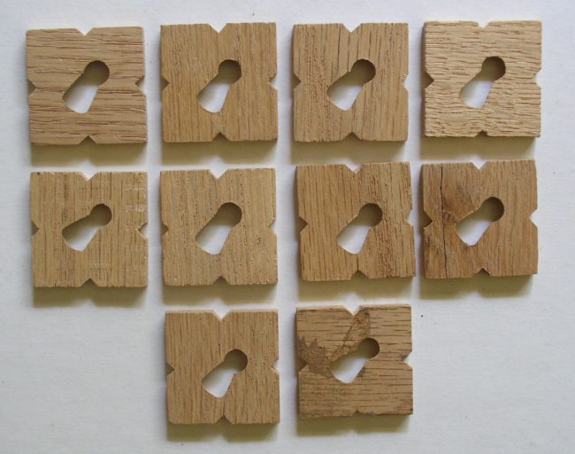 Oak Escutcheons