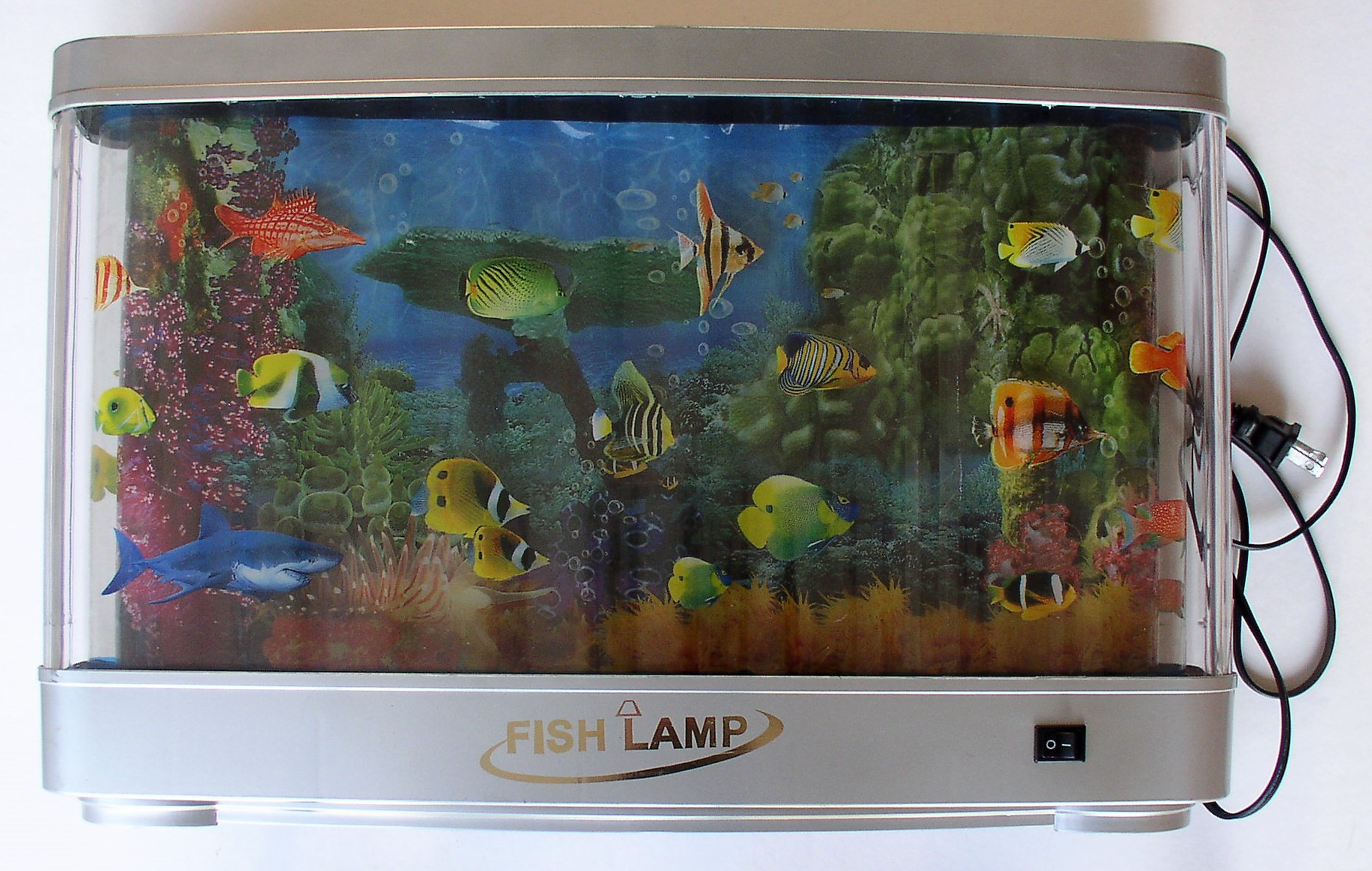 Fish Lamp WSD Motion Electric Lighted Tank Faux Aquarium