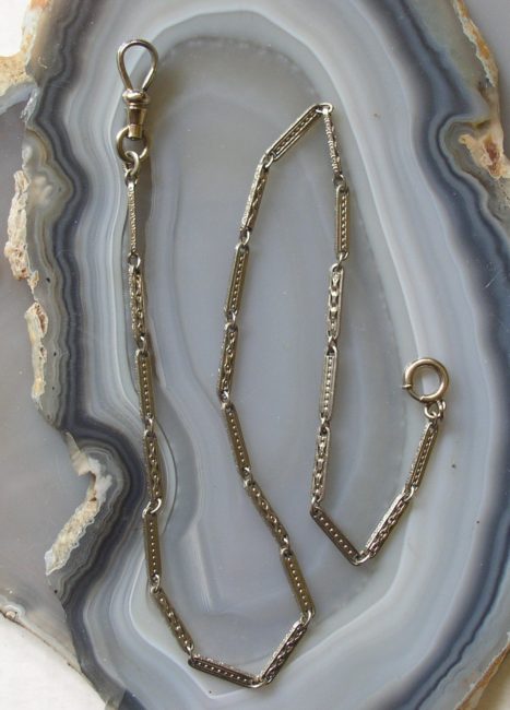 simmons white gold filled chain