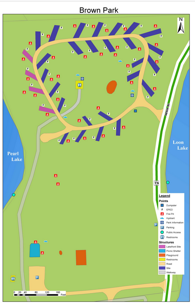 Brown Park Map