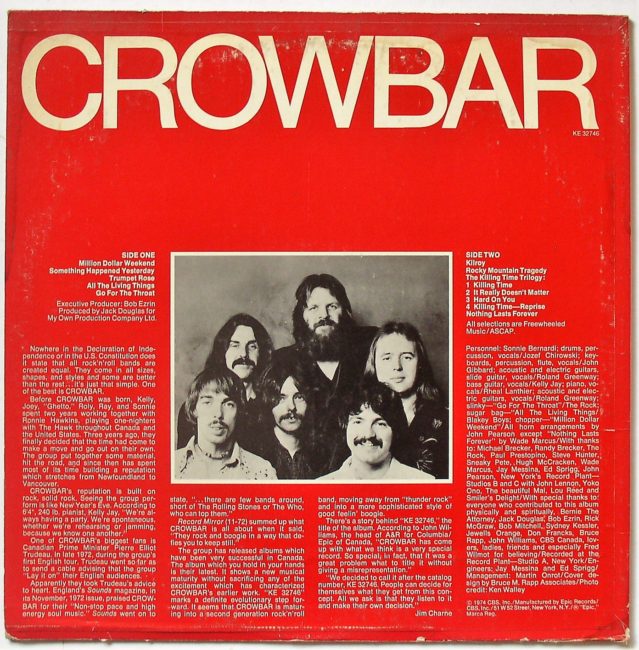 Crowbar LP