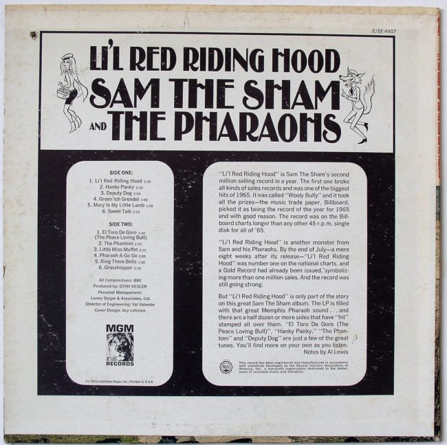 Sam The Sham LP