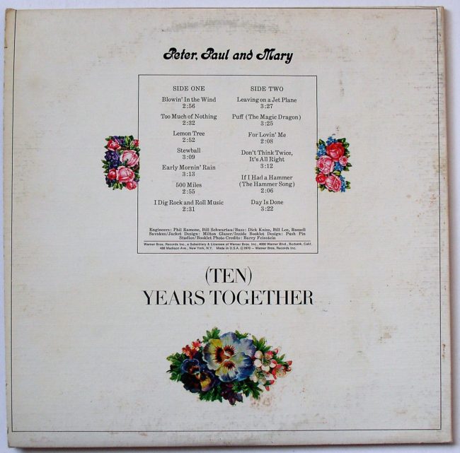 Peter Paul & Mary LP