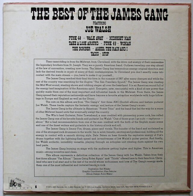 James Gang LP