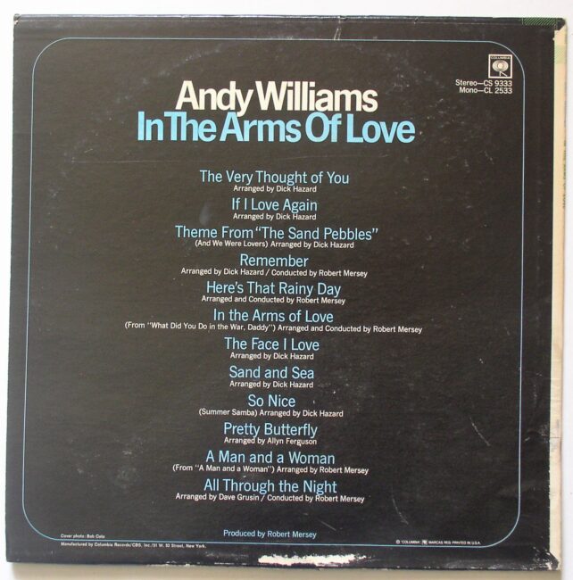 Andy Williams LP