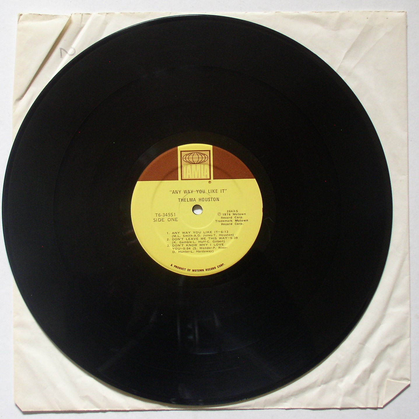 Thelma Houston / Any Way You Like It LP vg+ 1976 – Thingery Previews ...