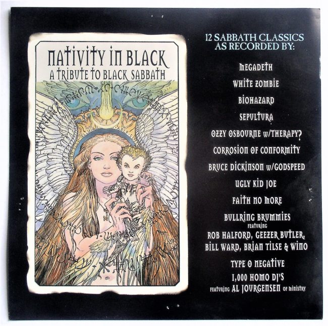 Nativity In Black Various Artists Tribute To Black Sabbath promotional flat 1994 - Click Image to Close