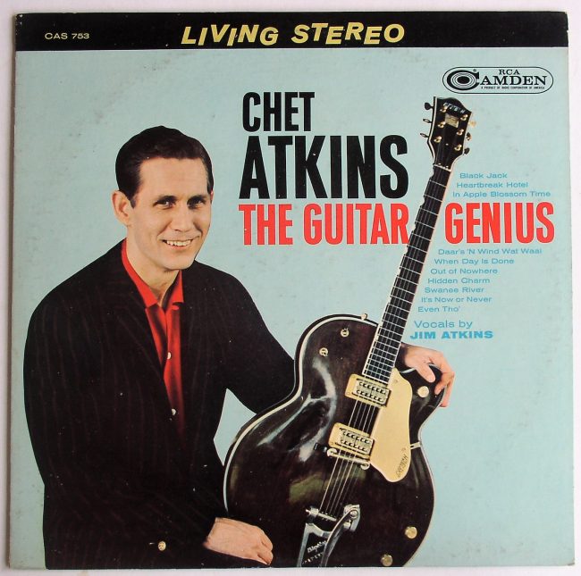 Atkins, Chet / The Guitar Genius (re) LP vg+ unknown year - Click Image to Close
