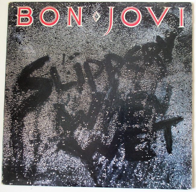 Bon Jovi / Slippery When Wet LP vg+ 1986 - Click Image to Close