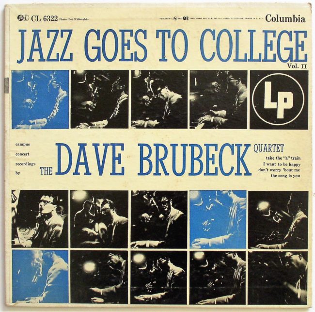 Brubeck, Dave Quartet / Jazz Goes To College Vol II 10" vg LP 1954 - Click Image to Close