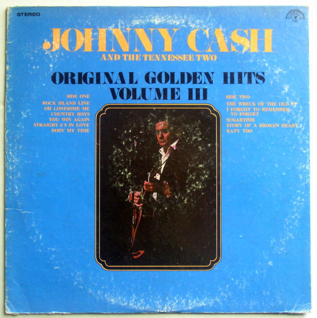 Cash, Johnny And The Tennessee Two / Original Golden Hits Volume III LP 1971 - Click Image to Close