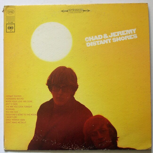 Chad & Jeremy / Distant Shores LP vg 1966 - Click Image to Close