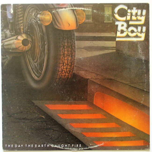 City Boy / The Day The Earth Caught Fire (c/o) LP 1979 vg+ - Click Image to Close