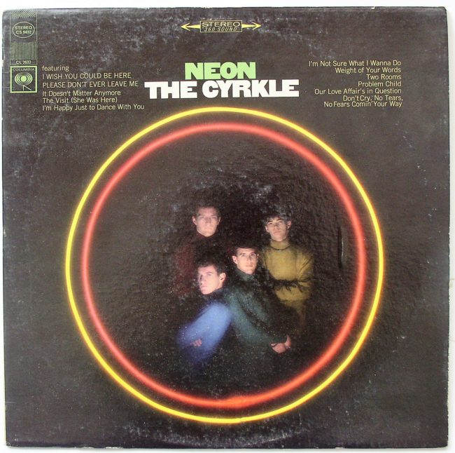 Cyrkle / Neon LP vg+ 1967 - Click Image to Close