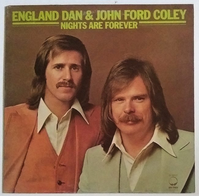 England Dan & John Ford Coley / Nights Are Forever LP vg+ 1976 - Click Image to Close