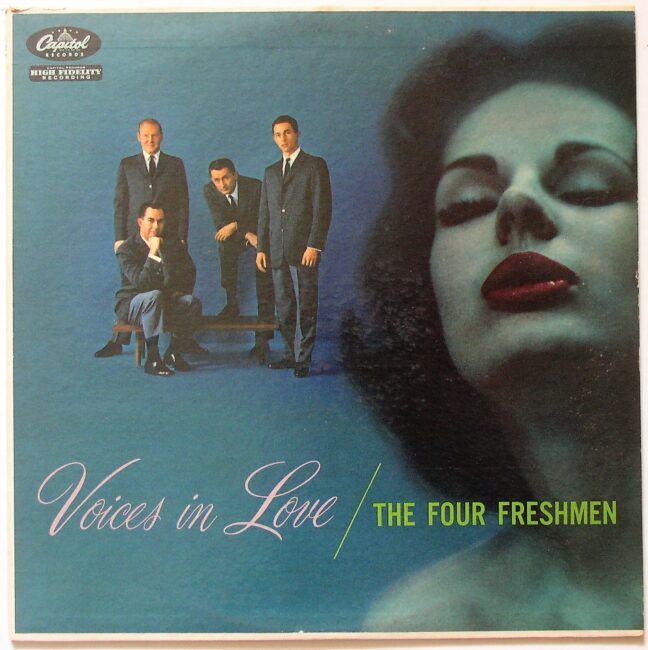 Four Freshmen / Voices In Love LP (re) vg 1959 - Click Image to Close