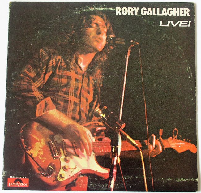 Gallagher, Rory / Rory Gallagher Live LP vg+ 1972 - Click Image to Close