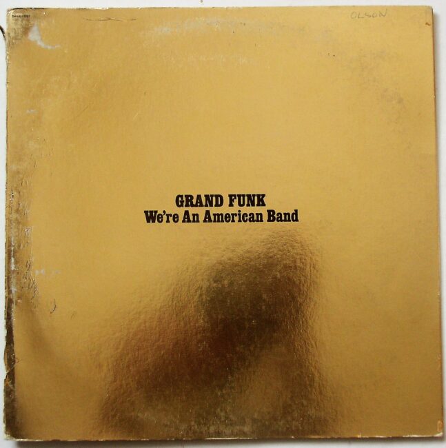 Grand Funk / We’re An American Band (yellow) LP vg 1973 - Click Image to Close