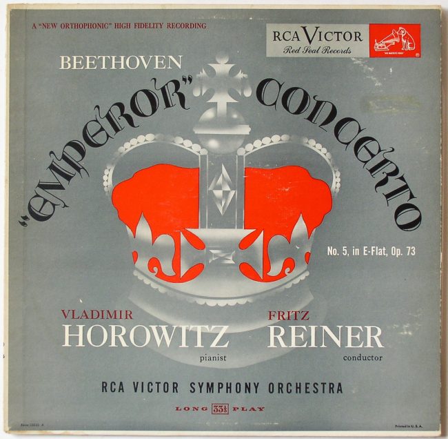 Horowitz, Vladimi / Beethoven: “Emperor” Concerto No. 5, In E-Flat, Op. 73 LP vg - Click Image to Close