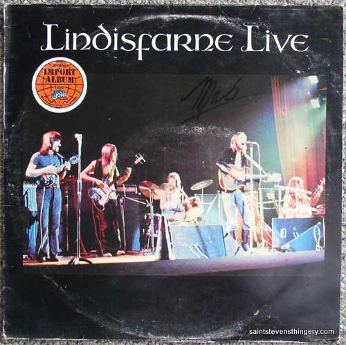 Lindisfarne / Lindisfarne Live LP vg+ 1973 - Click Image to Close
