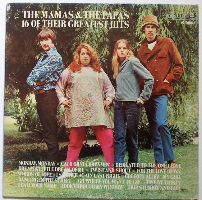 The Mamas & The Papas / 16 Of Their Greatest Hits LP g 1969 - Click Image to Close