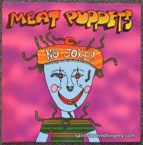 Meat Puppets / No Joke promo flat London music advertising 1995 - Click Image to Close