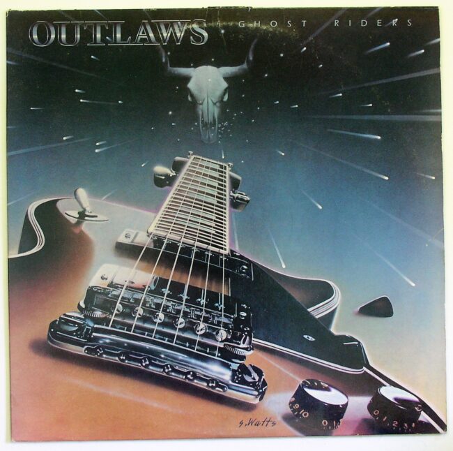Outlaws / Ghost Riders LP vg+ 1980 - Click Image to Close