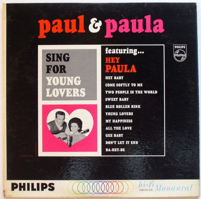 Paul And Paula / Sing For Young Lovers LP g 1963 - Click Image to Close