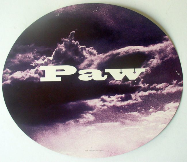 Paw / Death To Traitors shape two-sided used promo flat A&M 1995 - Click Image to Close