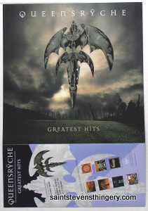 Queensryche / Greatest Hits Virgin promo flat +tab 2000 - Click Image to Close
