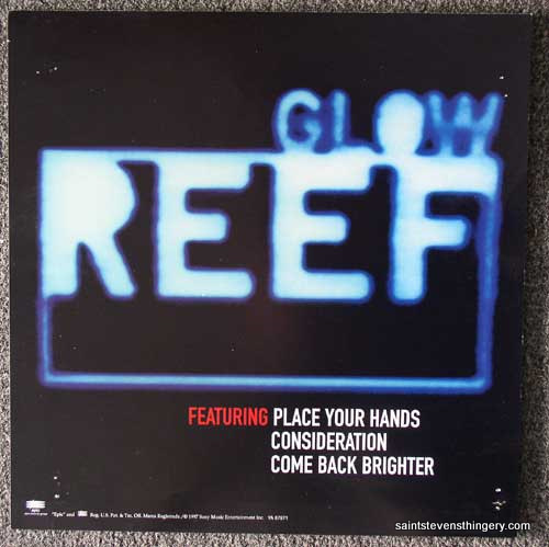 Reef / Glow promo flat Sony/Epic 1997 - Click Image to Close