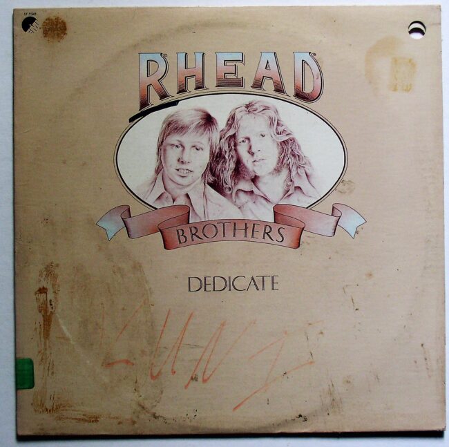 Rhead Brothers / Dedicate (c/o) LP m- 1977 - Click Image to Close