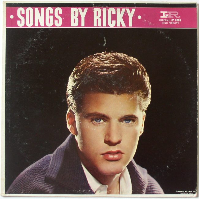 Nelson, Ricky / Songs By Ricky LP vg 1959 - Click Image to Close