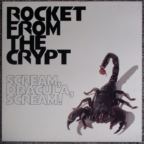 Rocket From The Crypt / Scream Dracula Scream promo flat music advertising 1995 - Click Image to Close