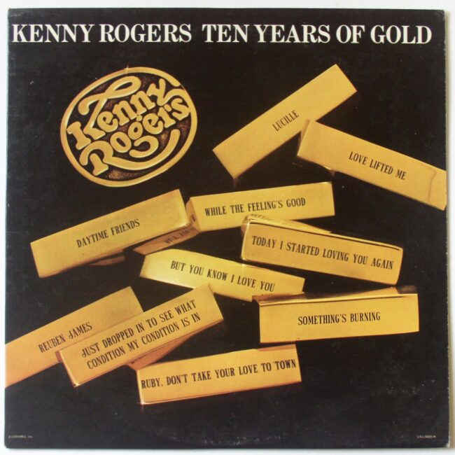 Rogers, Kenny / Ten Years Of Gold LP vg+ 1977 - Click Image to Close