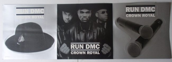 Run DMC / Crown Royal triple promo flat Arista 2001 - Click Image to Close