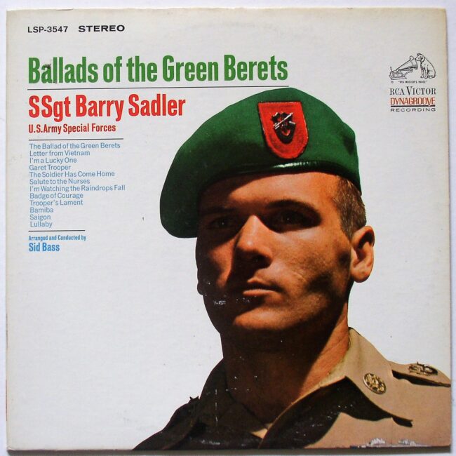 Sadler, SSgt. Barry / Ballads Of The Green Berets LP vg+ 1966 - Click Image to Close