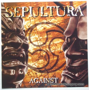Sepultura / Against promo flat Roadrunner advert 1998 - Click Image to Close