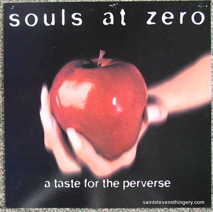 Souls At Zero / A Taste For The Perverse promo flat 1995 - Click Image to Close