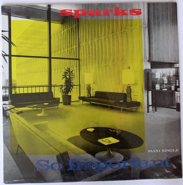 Sparks / So Important Maxi-Single sealed 1988 - Click Image to Close