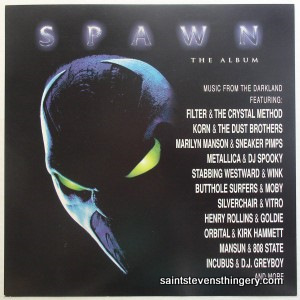 Spawn : The Album movie soundtrack promo flat Sony 1997 - Click Image to Close