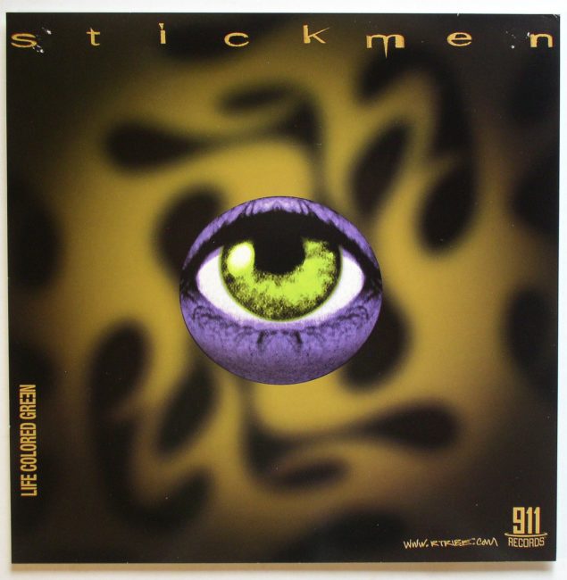 Stickmen / Life Colored Green Promo Flat Music Advertising 1997 - Click Image to Close