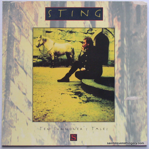 Sting / Ten Summoner's Tales promotional flat A&M Records advertising 1993