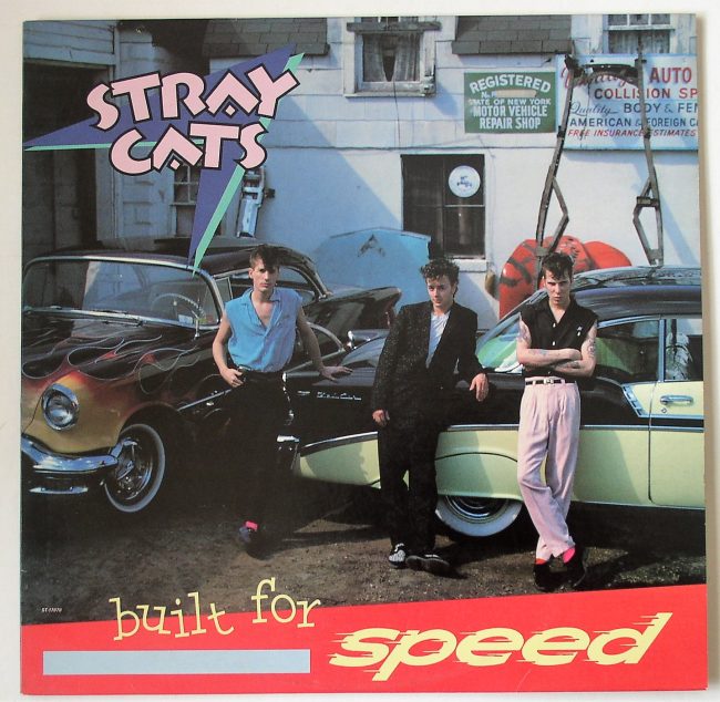Stray Cats / Built For Speed LP vg+ 1982 - Click Image to Close