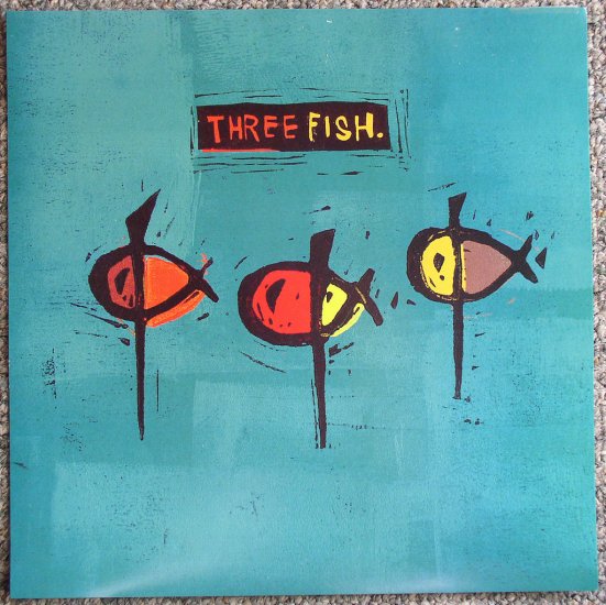 Three Fish / Laced promo flat Epic Records Music Advertising poster 1996 - Click Image to Close